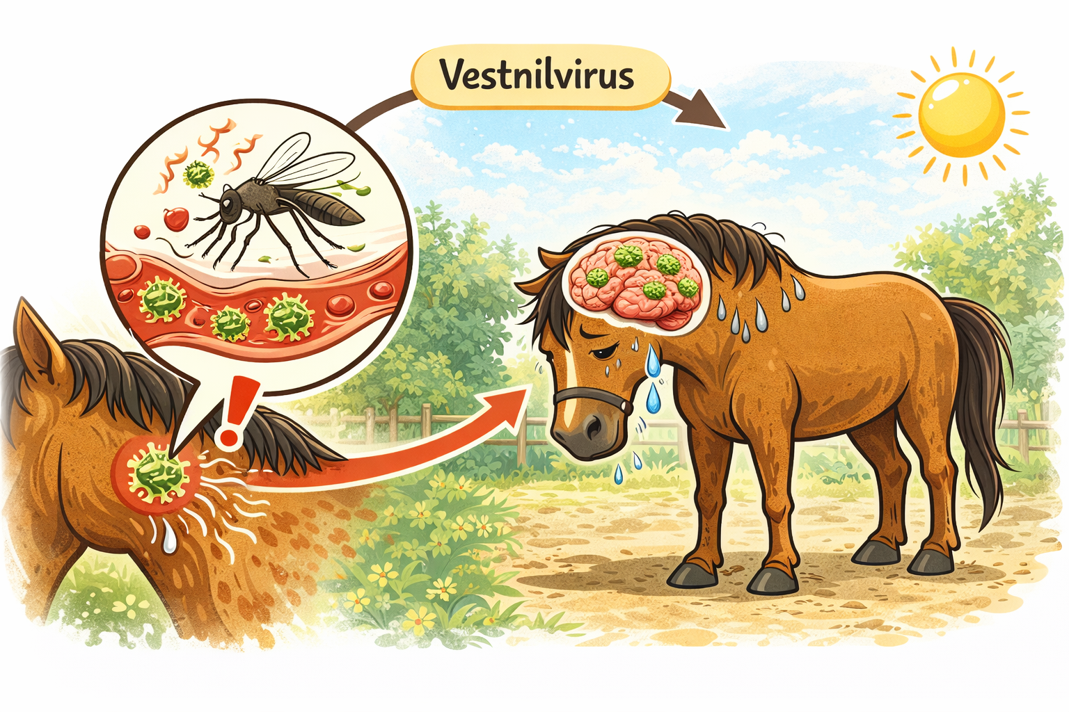Vestnilvirus hos heste – hvad skal du vide?